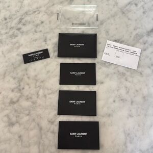 YSL Saint Laurent Merchandise Cards